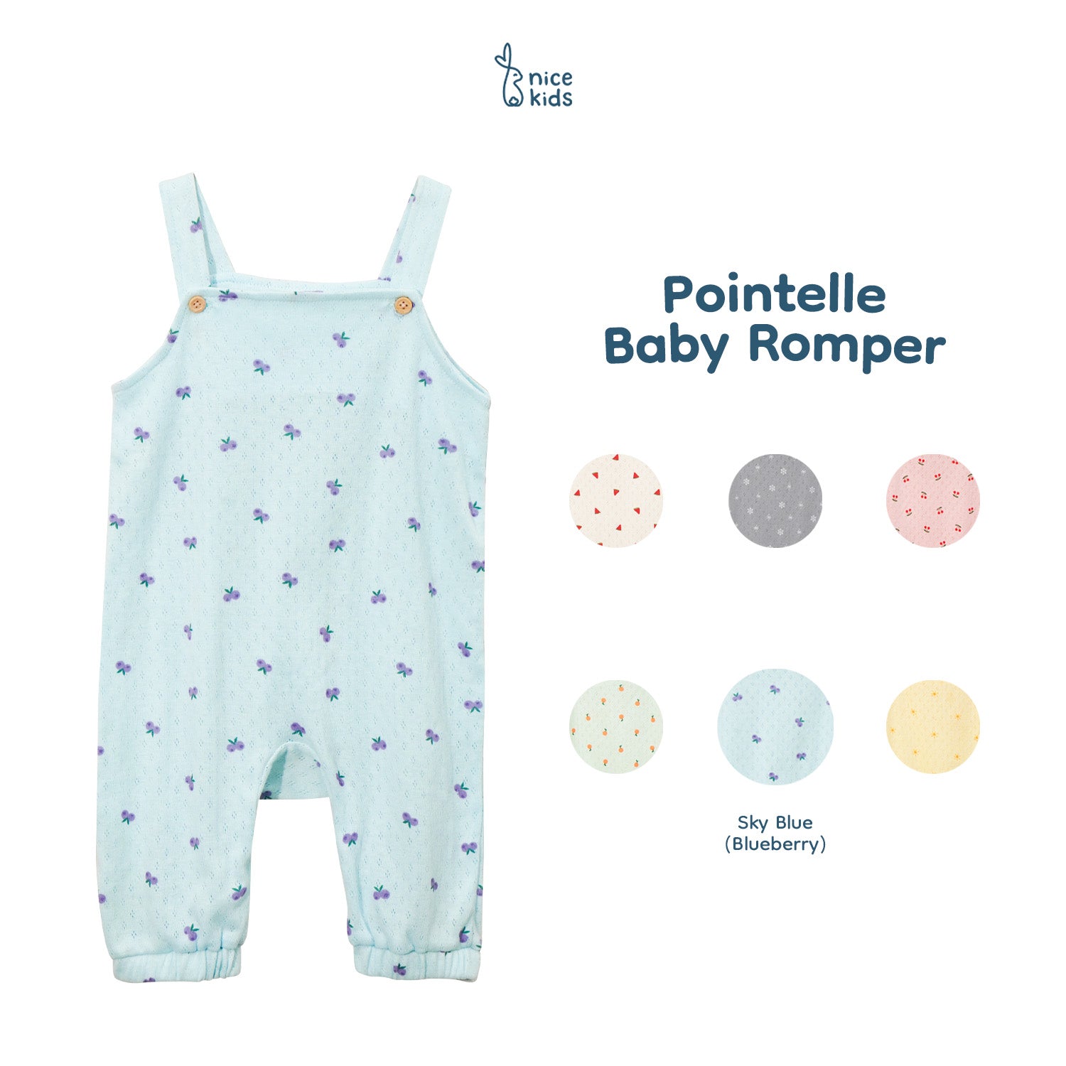 Pointelle Baby Romper