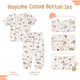 Nice Kids - Playtime Casual Button Set 0-2 Tahun