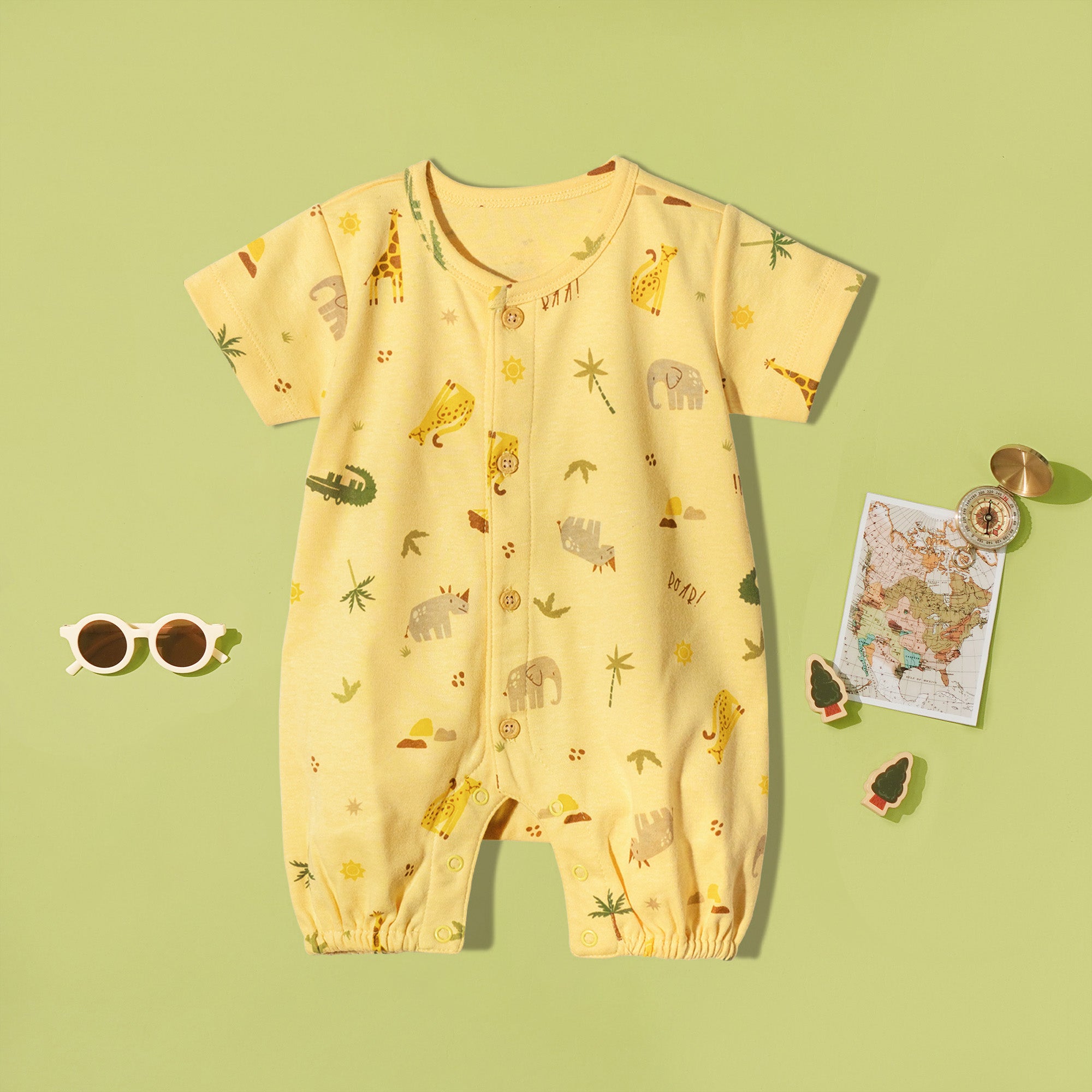 Bloomers Playsuit Around The World